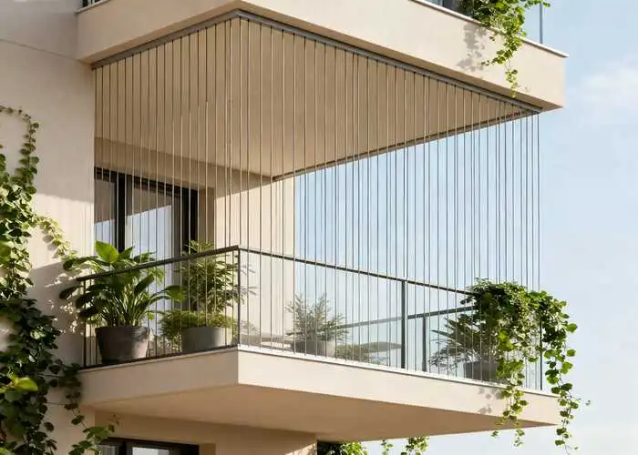 Nylon Coated Invisible Grills for Balconies in Hyderabad, Telangana